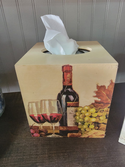 Wine Lovers tissue box